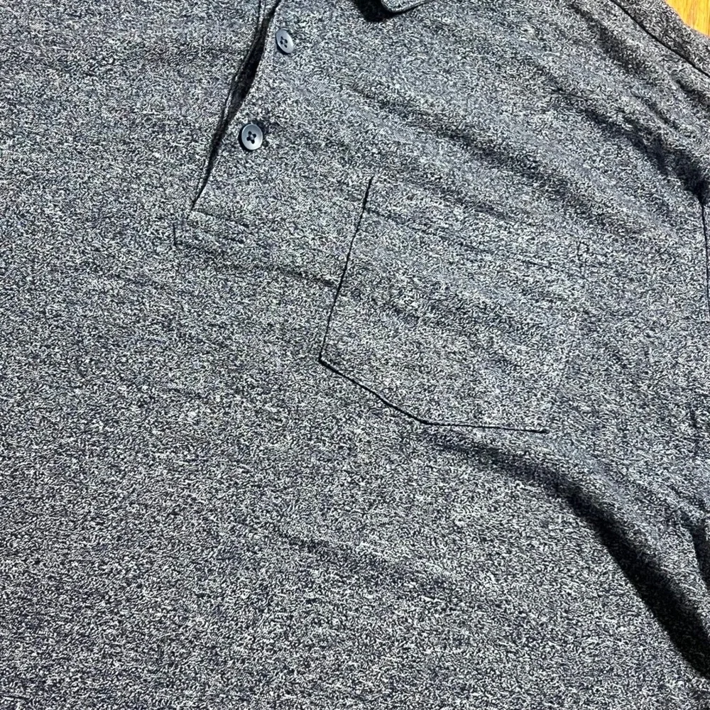 Banana Republic Mens Quick Dry Polo Chest Pocket Large Blue